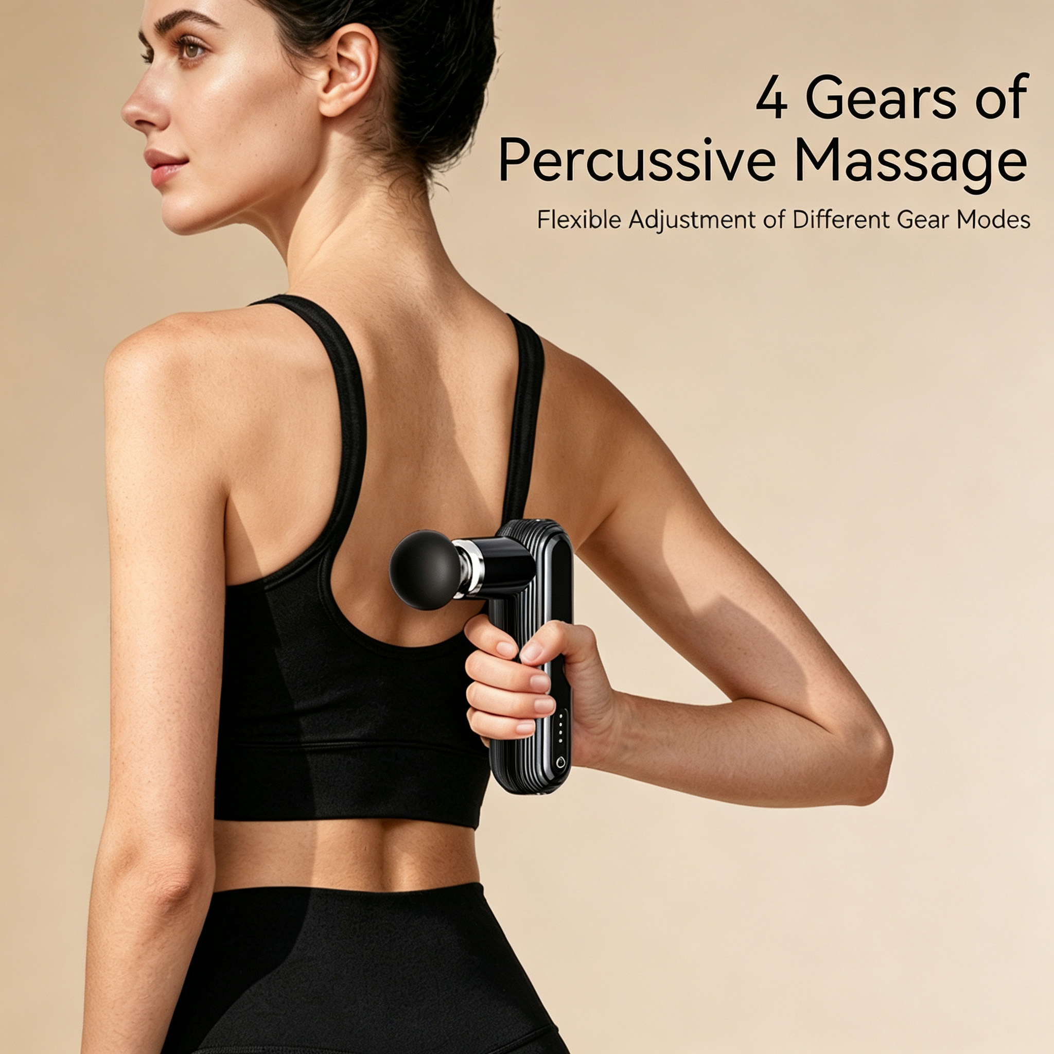 PM157 Mini Percussion 4-speed Heat Therapy Massage Gun
