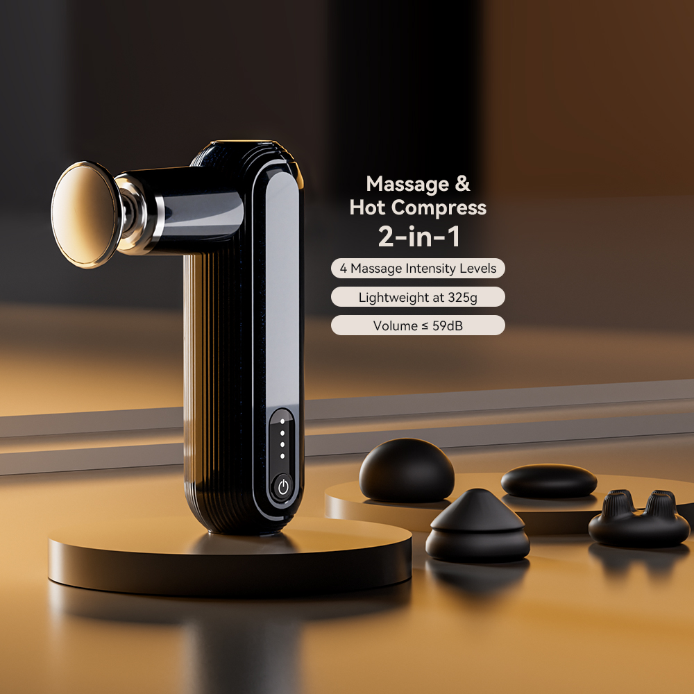 PM157 Mini Percussion 4-speed Heat Therapy Massage Gun