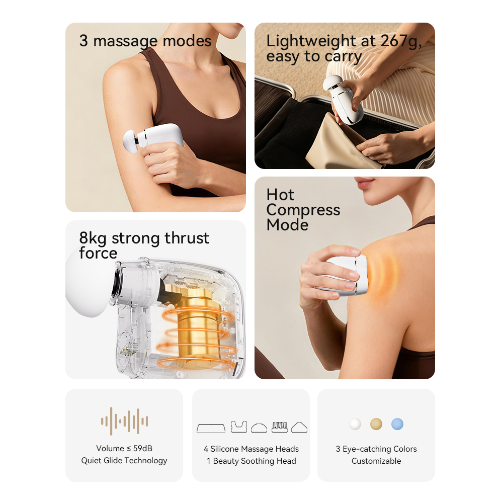 PM150 Mini Deep Tissue Heat Massage Gun